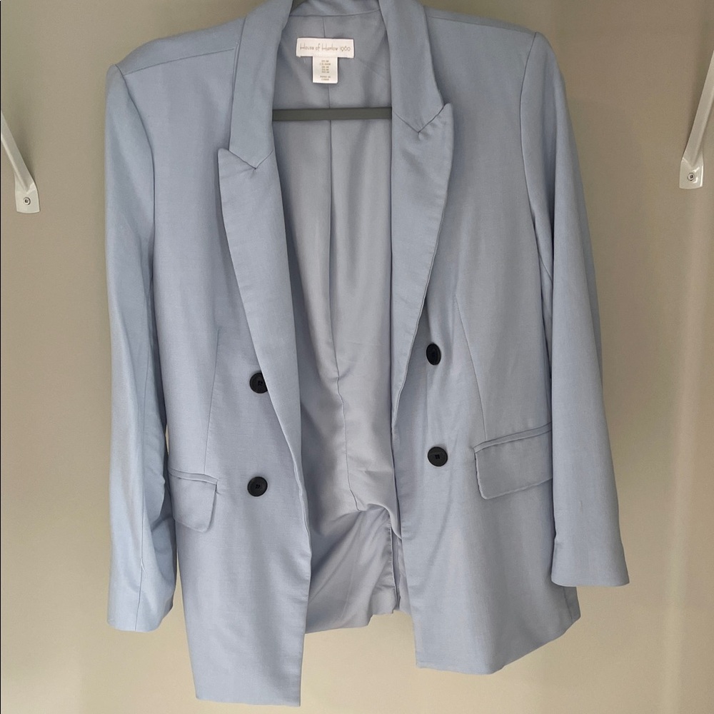 House of Harlow 1960 Sky Blue Blazer
